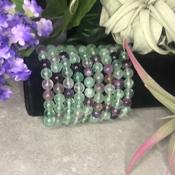 Final price - Rainbow Fluorite crystal/gemstone bracelet - Picture 8 of 9